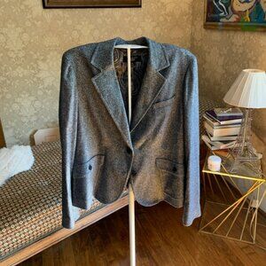 Talbots petites wool viscose blend paisley‎ lined blazer. Worn once